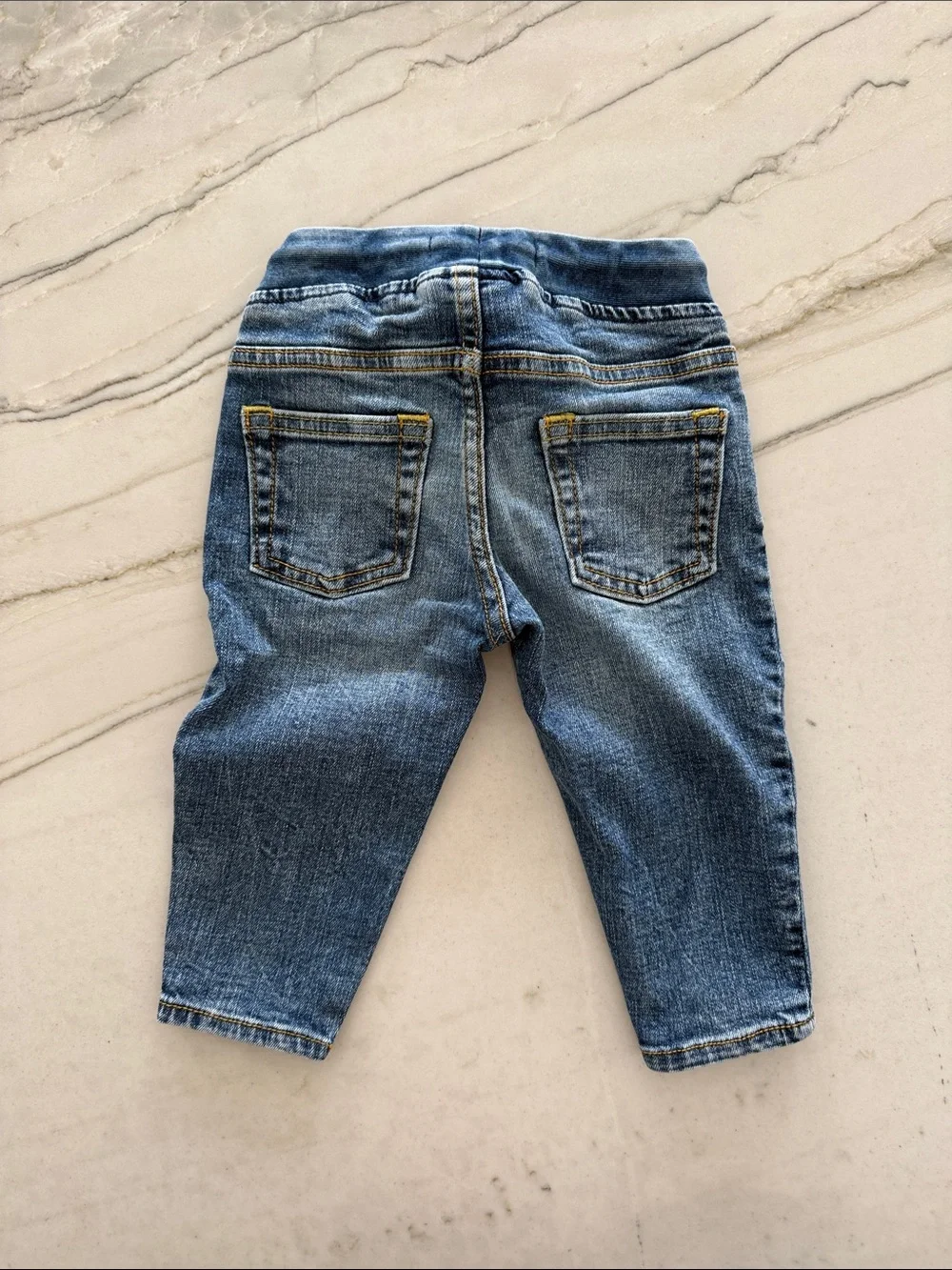Toddler Denim Straight Pull-On Pants